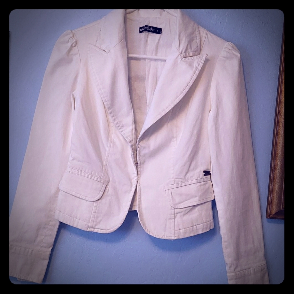 TAG WOMAN SZ 0 CROP LINED Jacket